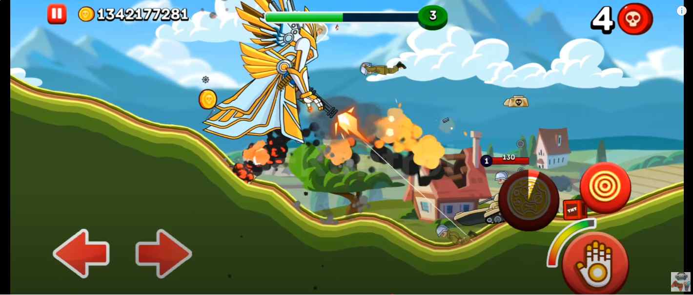 Cuộc chiến xe tăng khốc liệt trong Hills of Steel MOD APK