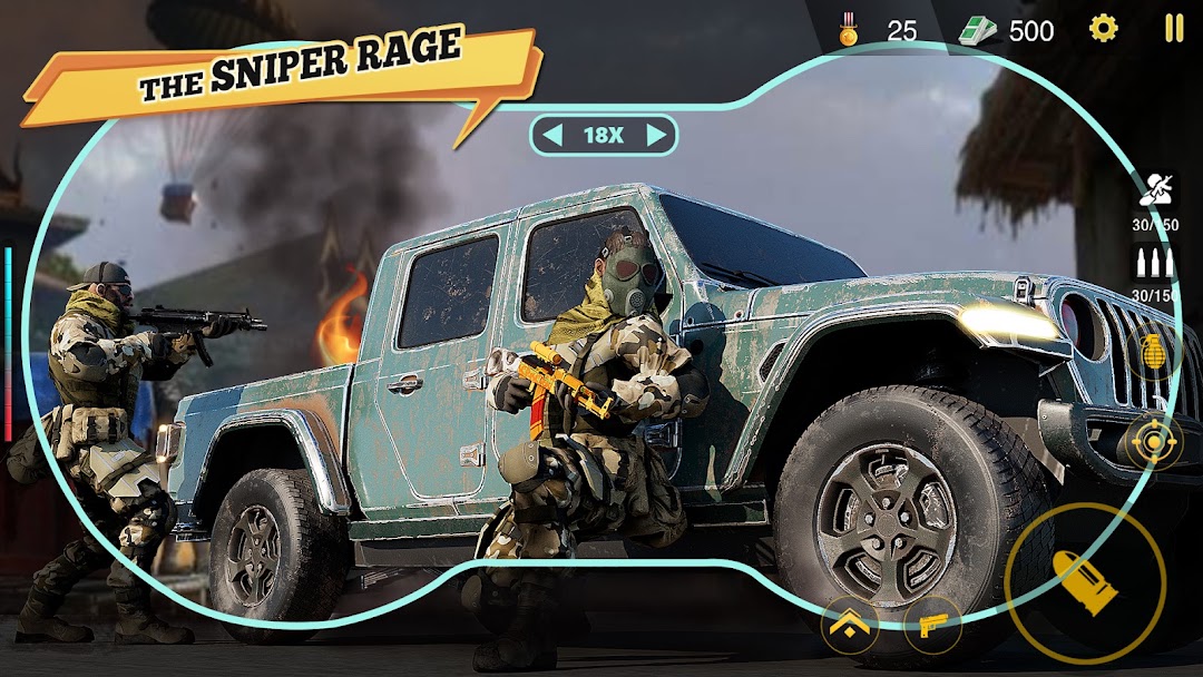 FPS Commando Gun Shooting Game mod apk screenshot 5