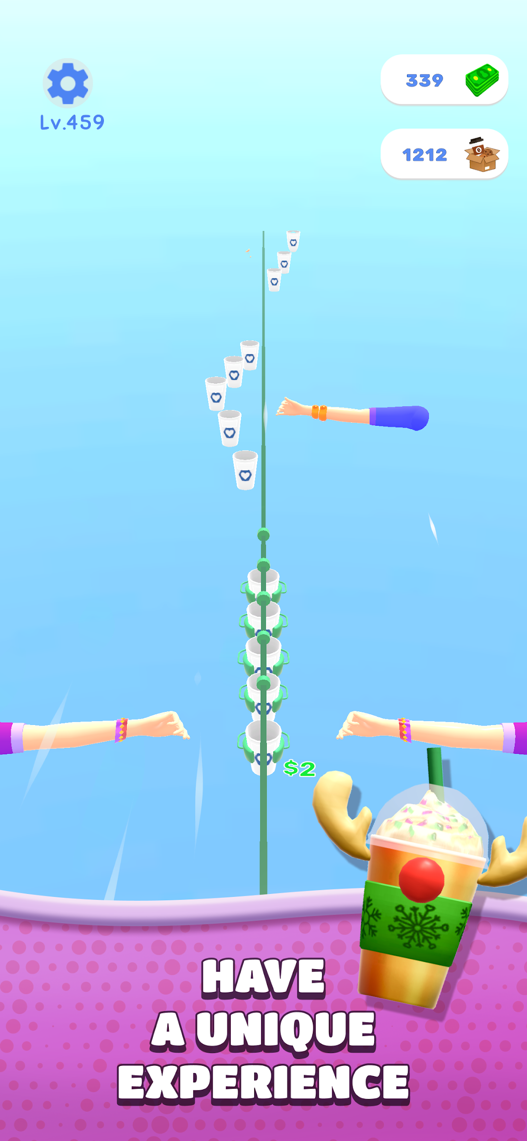 Coffee Stack mod apk screenshot 5