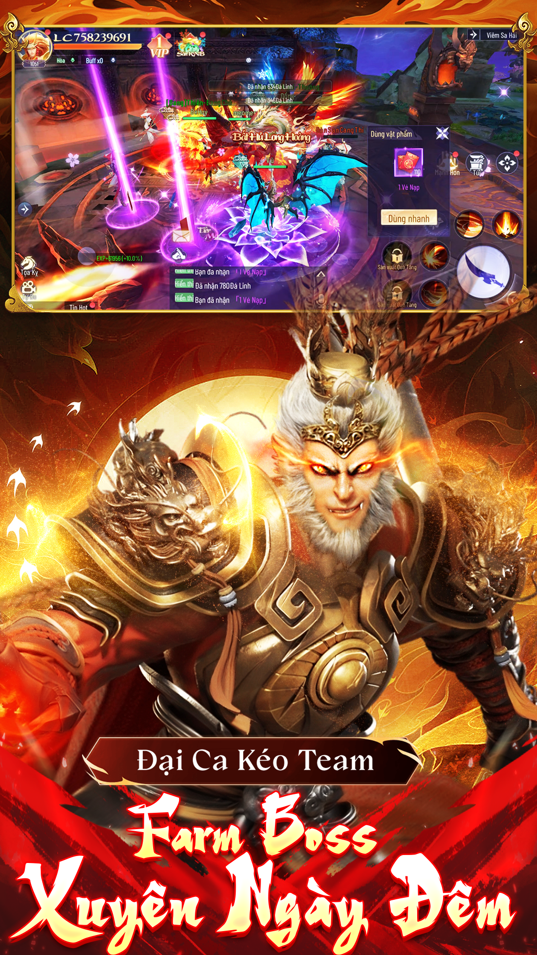 Chiến Hỏa Tam Giới mod apk screenshot 2