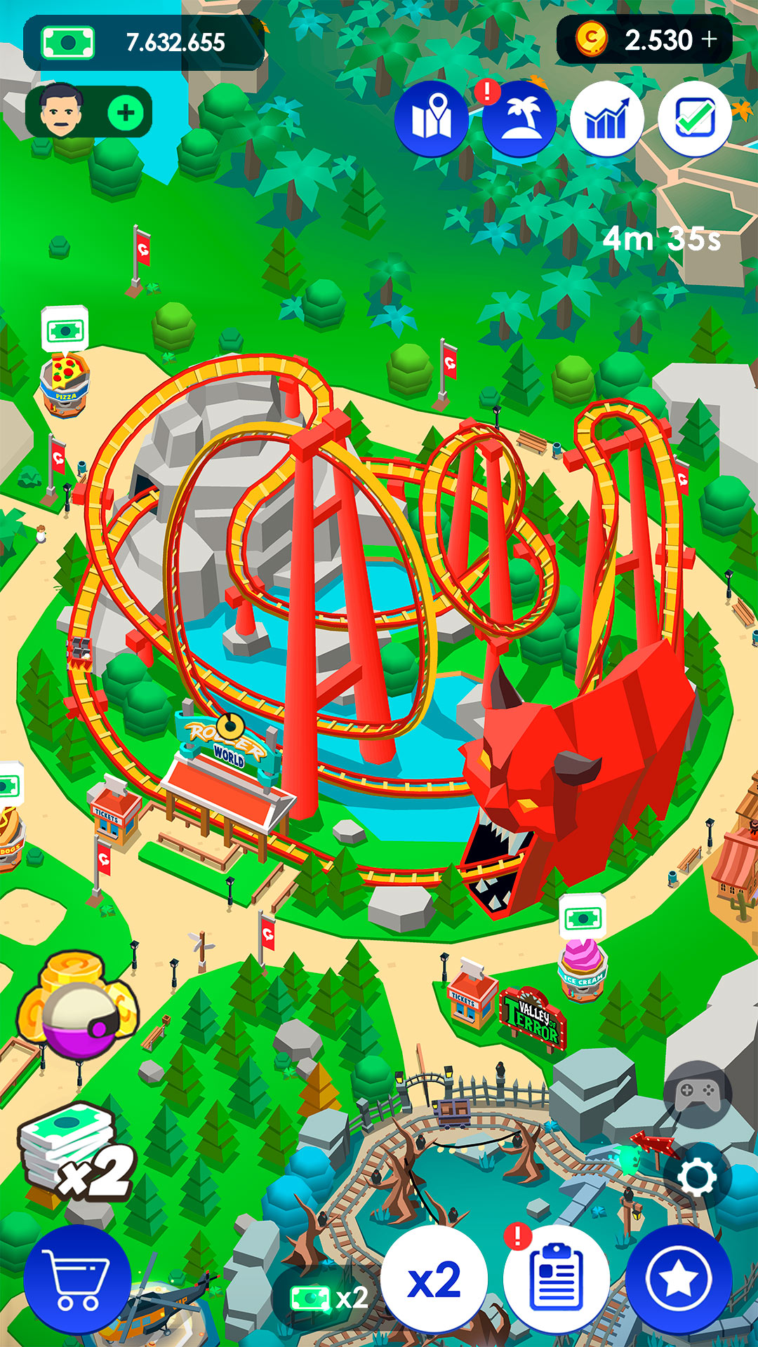 Idle Theme Park Tycoon mod apk screenshot 5