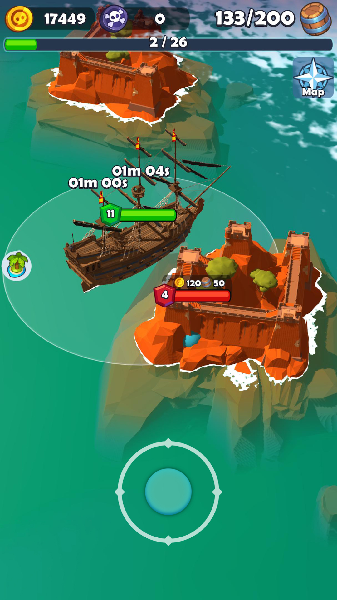 Pirate Raid - Caribbean Battle mod apk screenshot 4