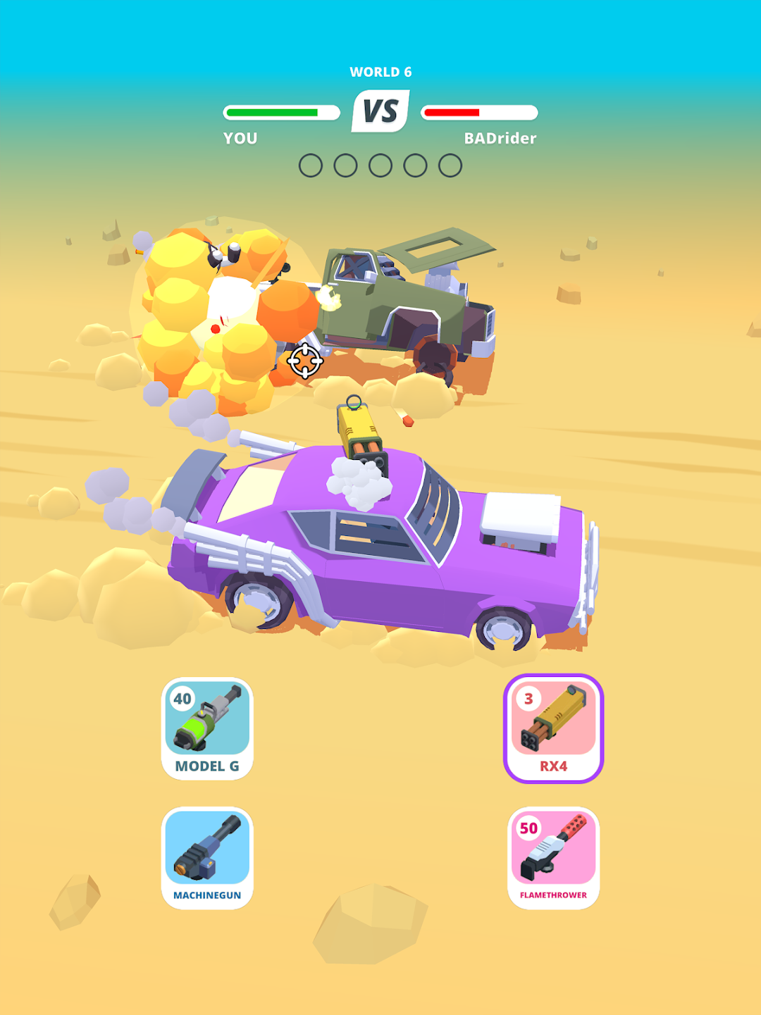 Desert Riders: Car Battle Game mod apk screenshot 5