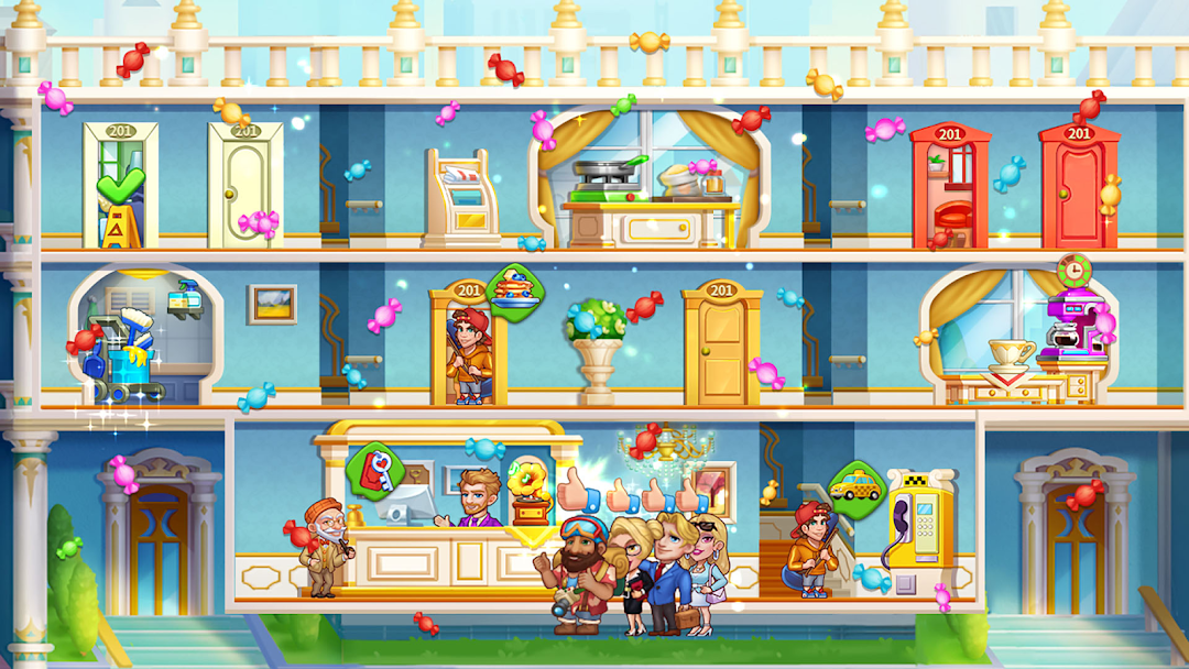 Hotel Fever Tycoon mod apk screenshot 5