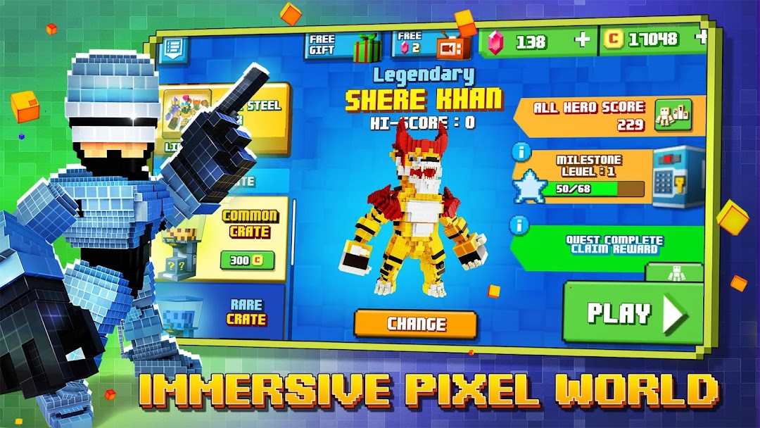 Super Pixel Heroes mod apk screenshot 2