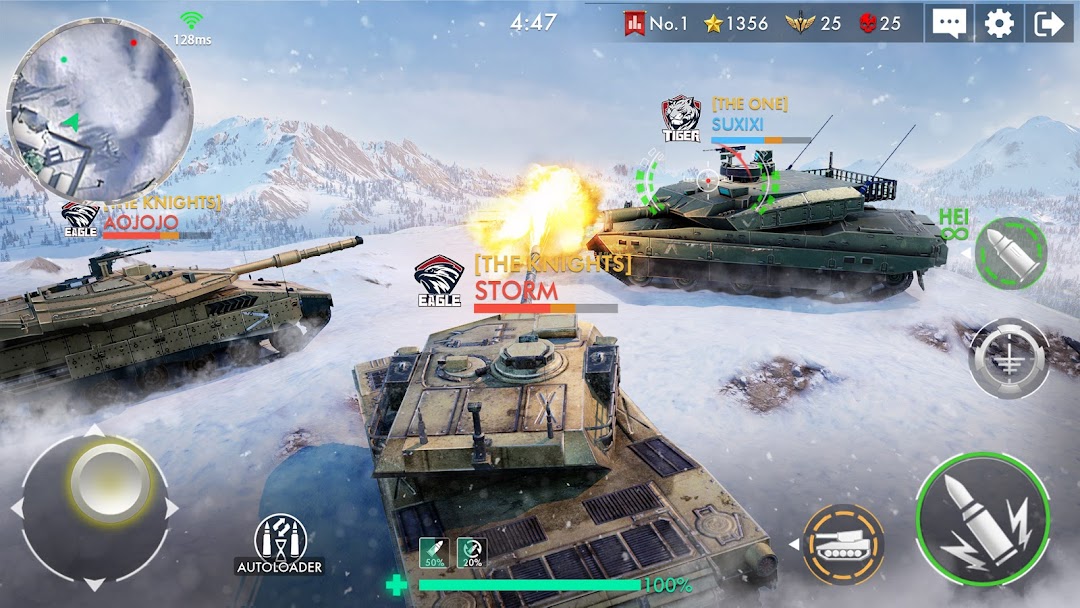 Tank Warfare: PvP Tanks Blitz mod apk screenshot 5