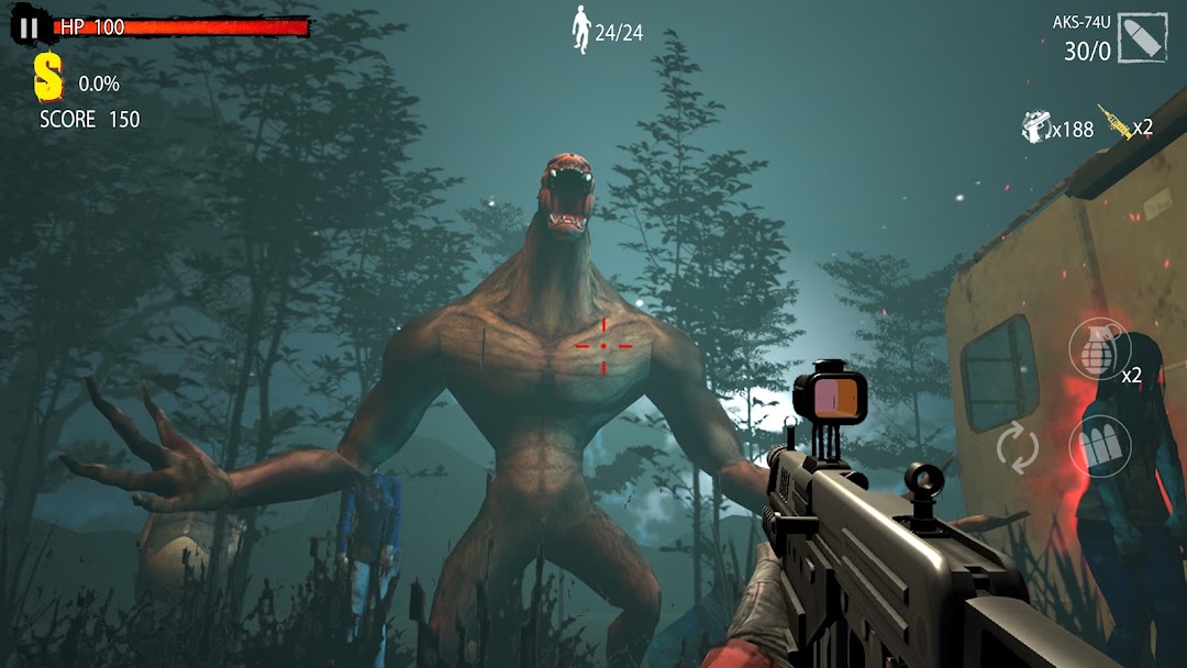 Zombie Hunter D-Day : 20Mil+ mod apk screenshot 1