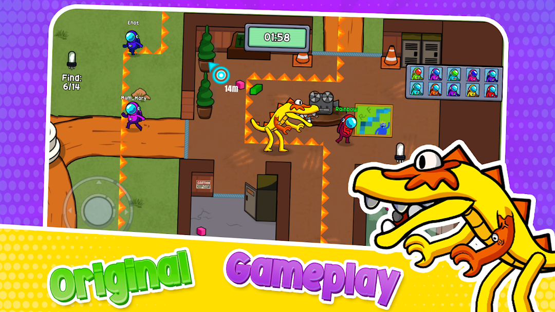 Survivor In Rainbow Monster mod apk screenshot 2