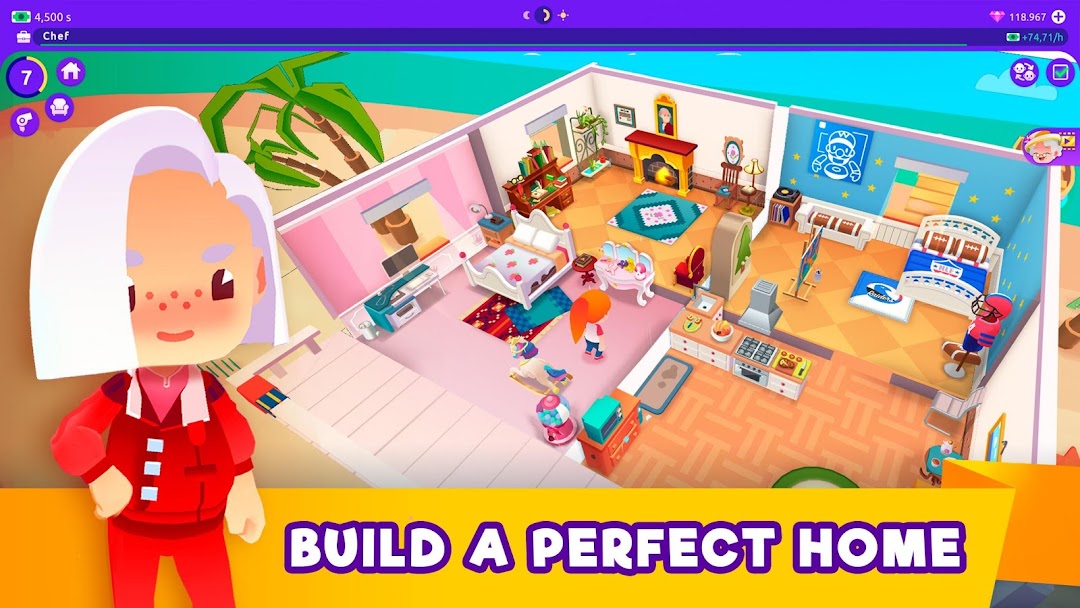 Idle Life Sim - Simulator Game mod apk screenshot 1