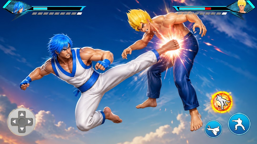 Karate King Kung Fu Fight Game mod apk screenshot 1