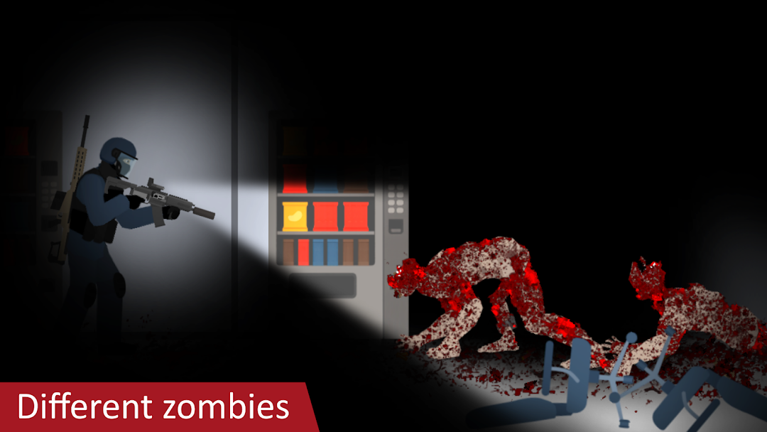 Flat Zombies: Defense&Cleanup mod apk screenshot 2