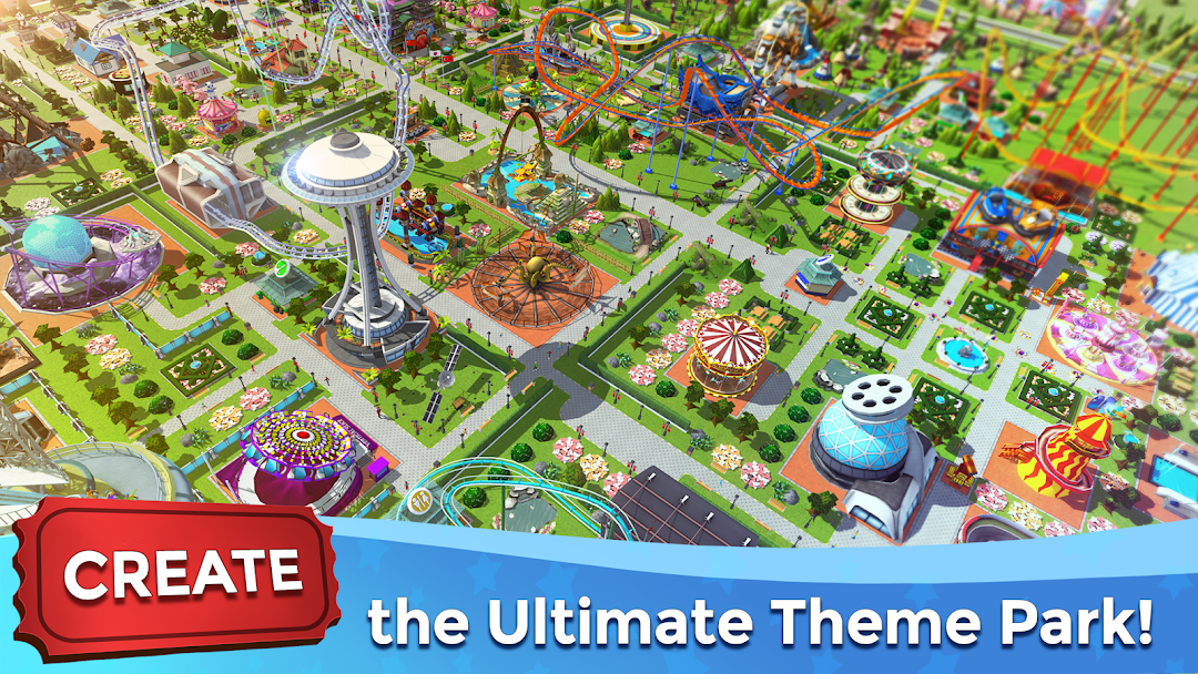 RollerCoaster Tycoon Touch mod apk screenshot 1