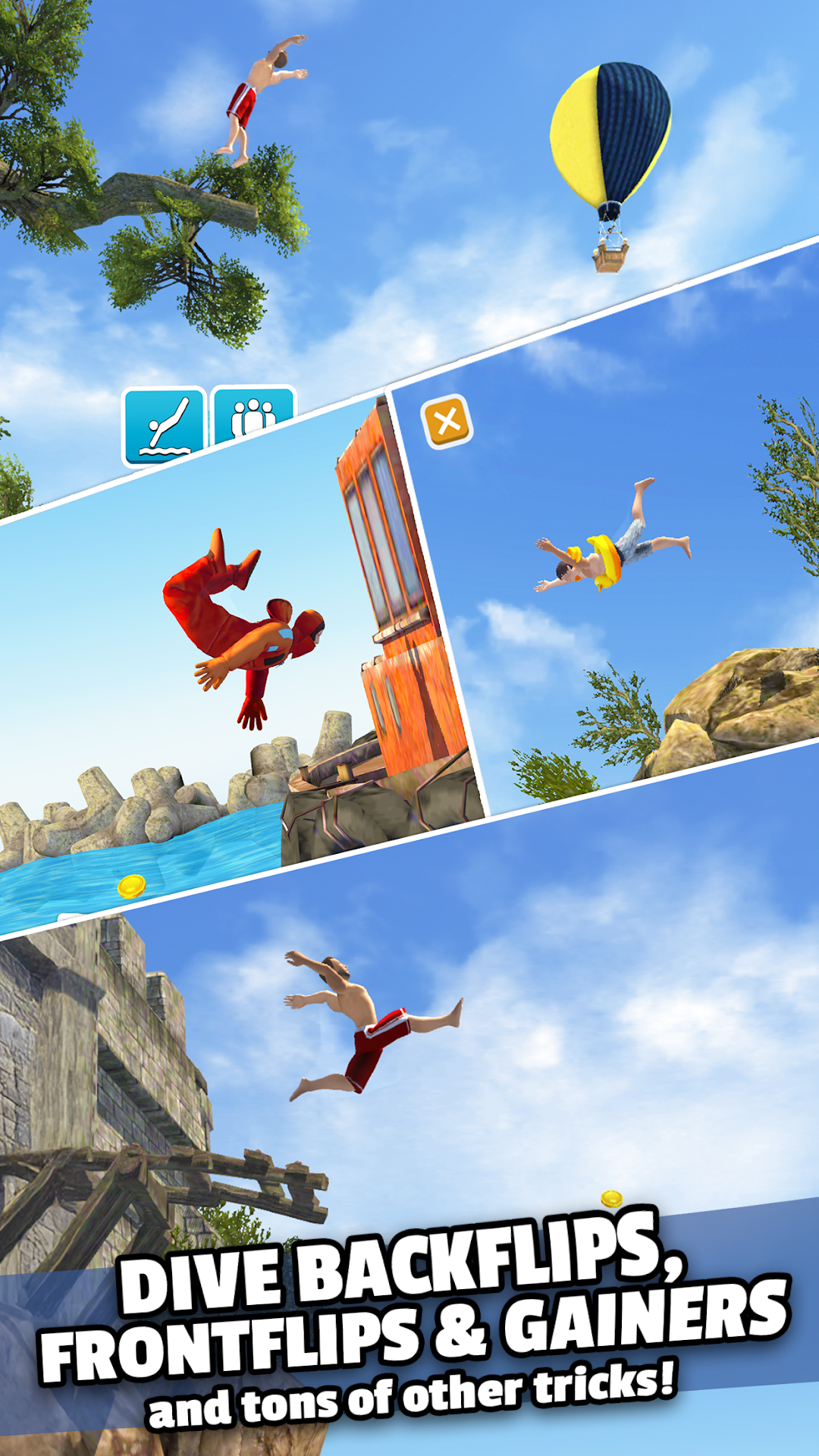 Flip Diving mod apk screenshot 2