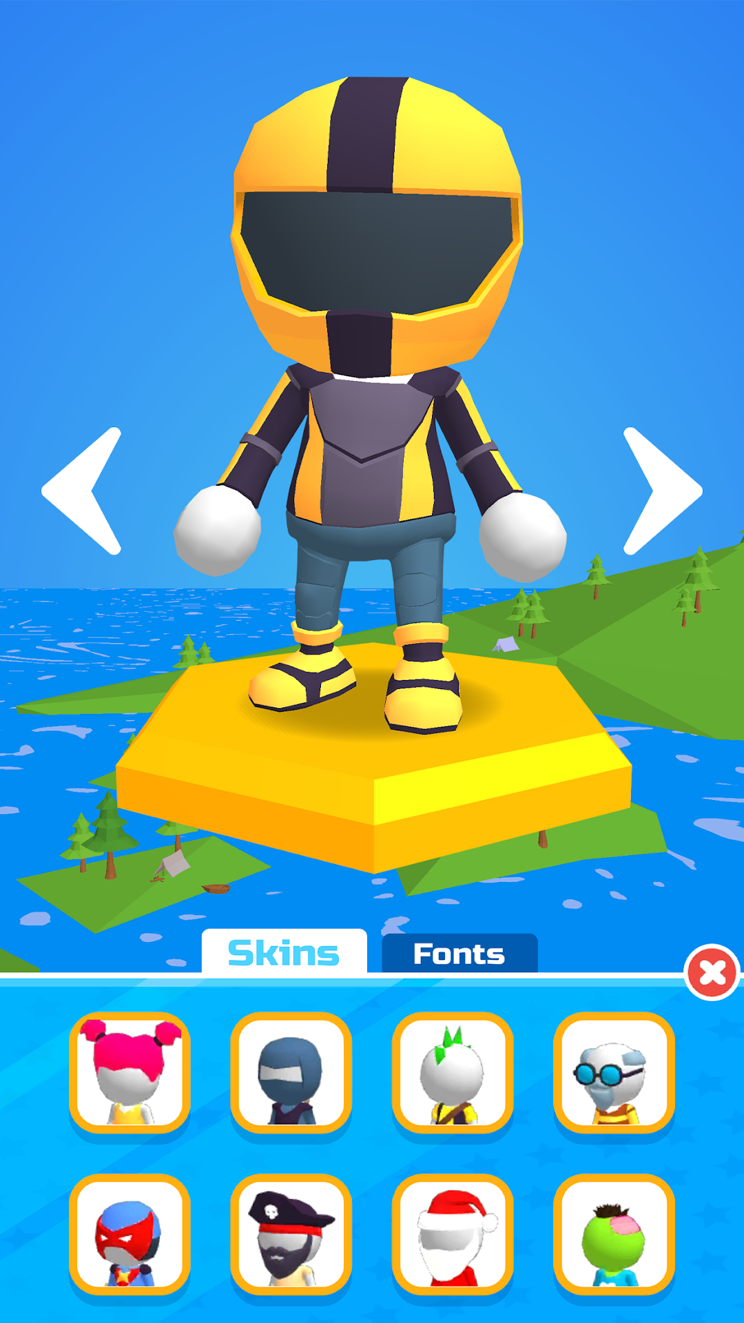 Do Not Fall .io mod apk screenshot 1
