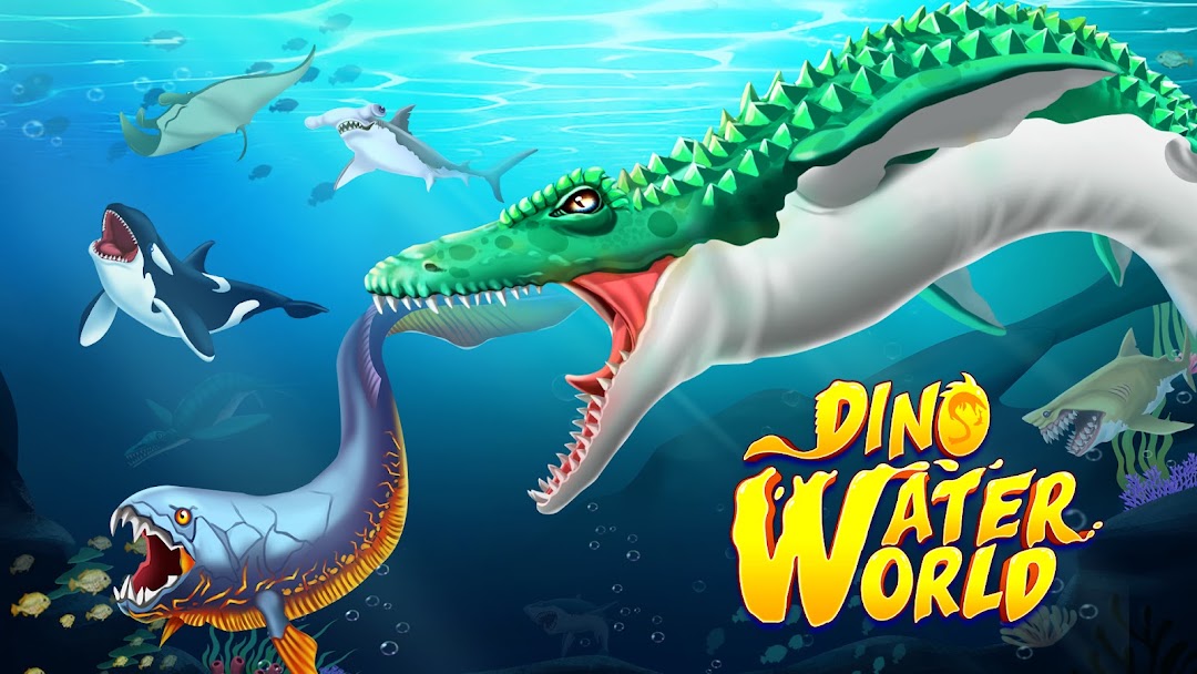 Jurassic Dino Water World mod apk screenshot 1