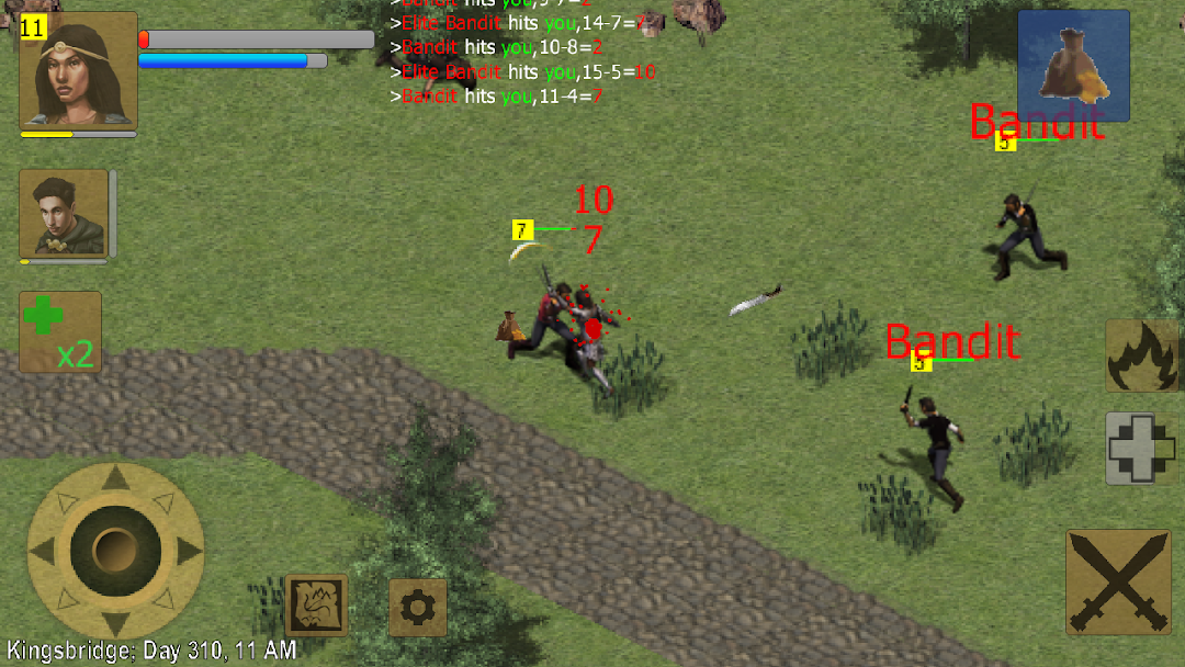 Exiled Kingdoms RPG mod apk screenshot 4