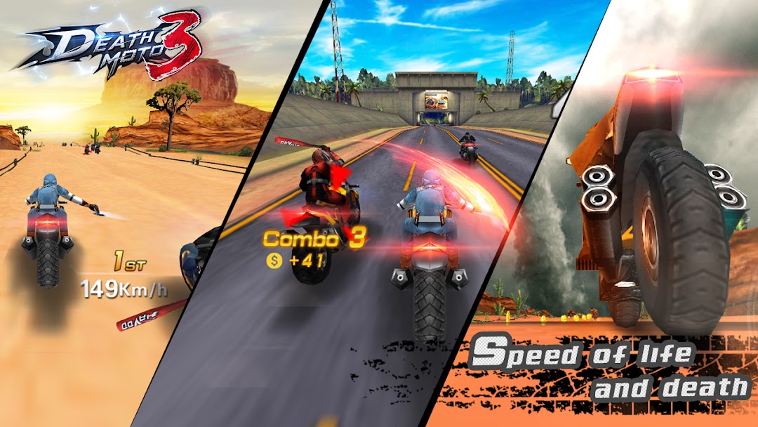Death Moto 3 : Fighting Rider mod apk screenshot 3