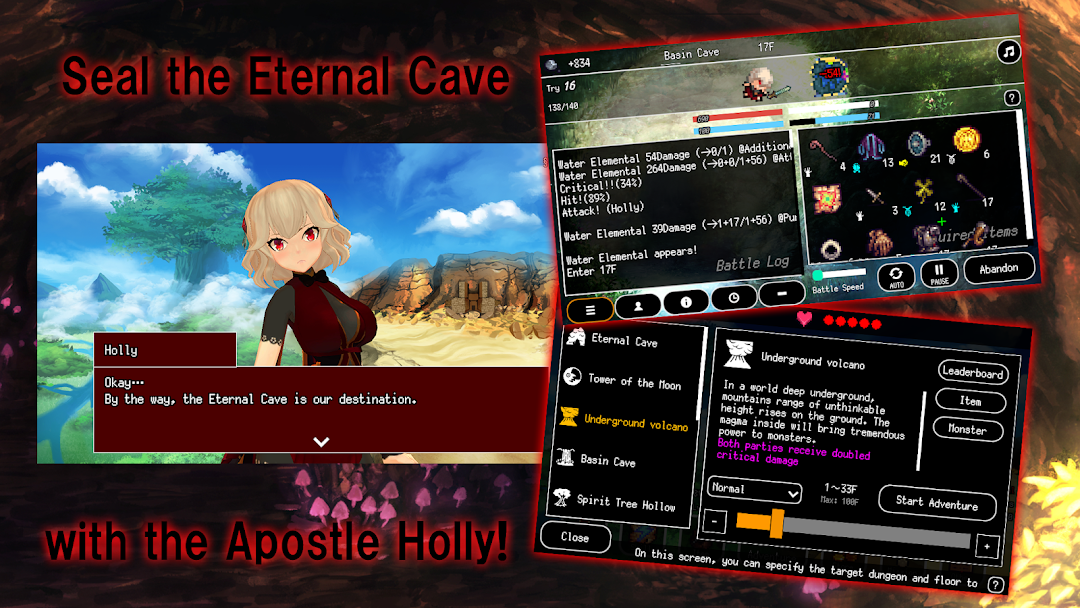 B100X - Auto Dungeon RPG mod apk screenshot 2