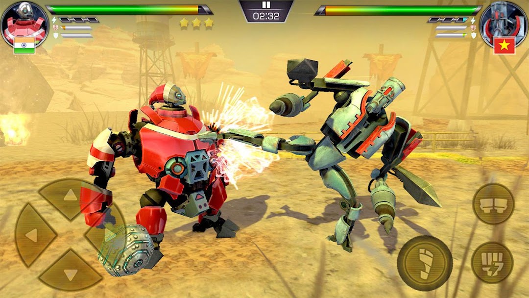 Clash Of Robots Fighting Game mod apk screenshot 1