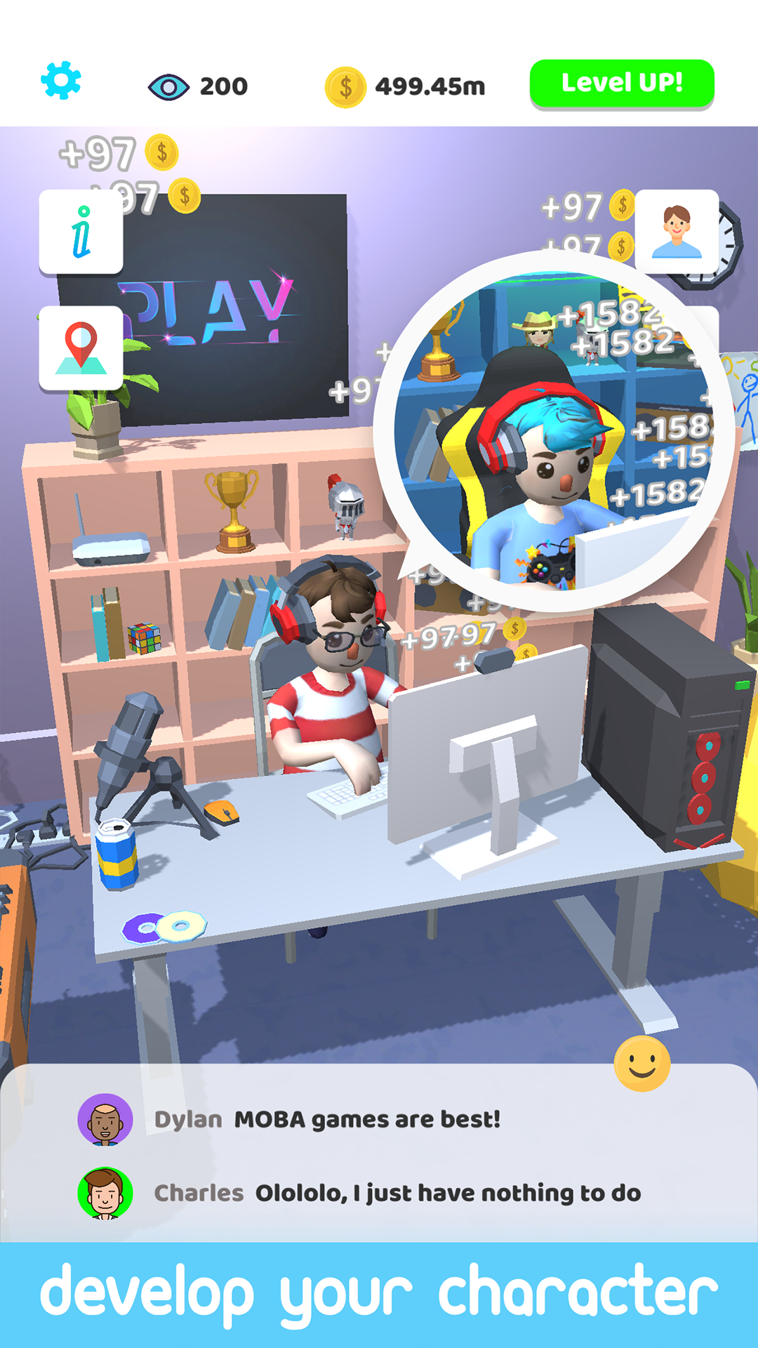 Idle Streamer! mod apk screenshot 4