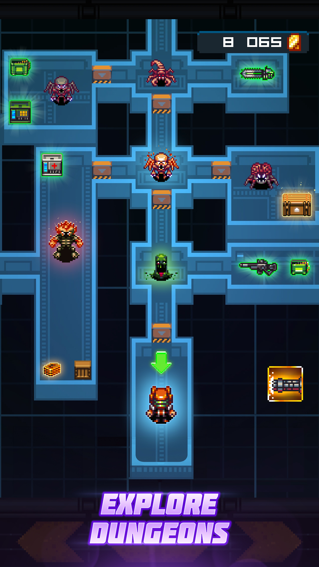 Dead Shell・Pixel RPG Roguelike mod apk screenshot 1