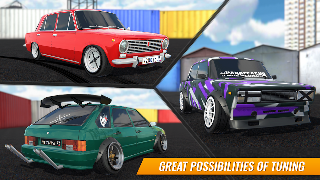 Russian Car Drift mod apk screenshot 2