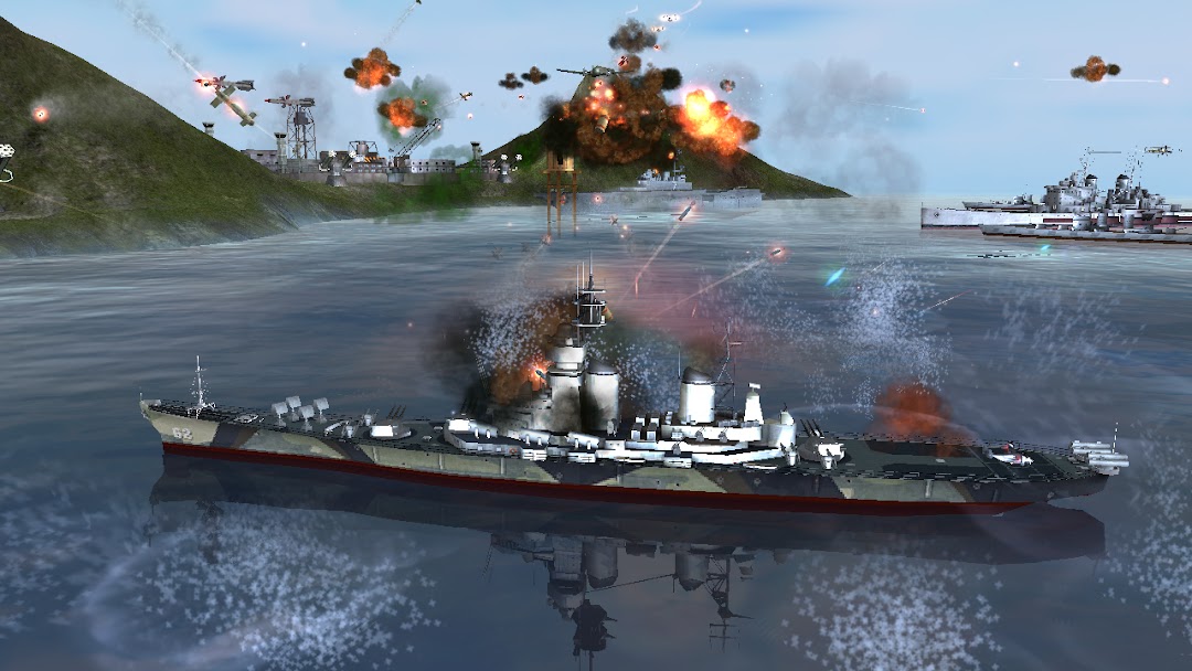 WARSHIP BATTLE:3D World War II mod apk screenshot 3