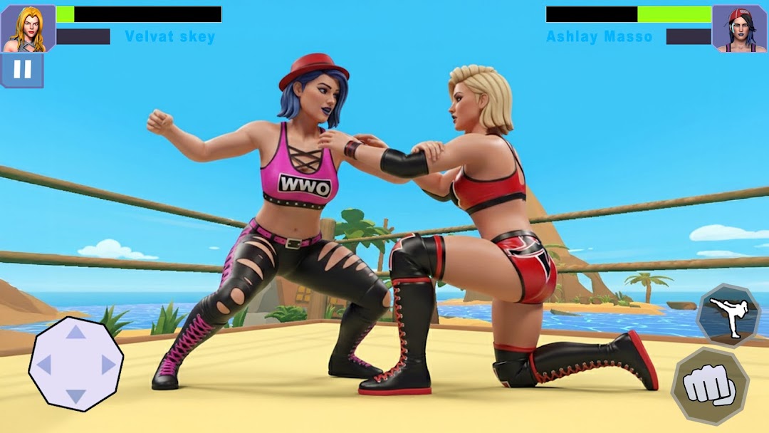 Bad Girls Wrestling Game mod apk screenshot 4