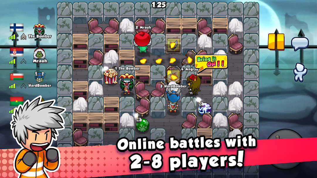 Bomber Friends mod apk screenshot 2
