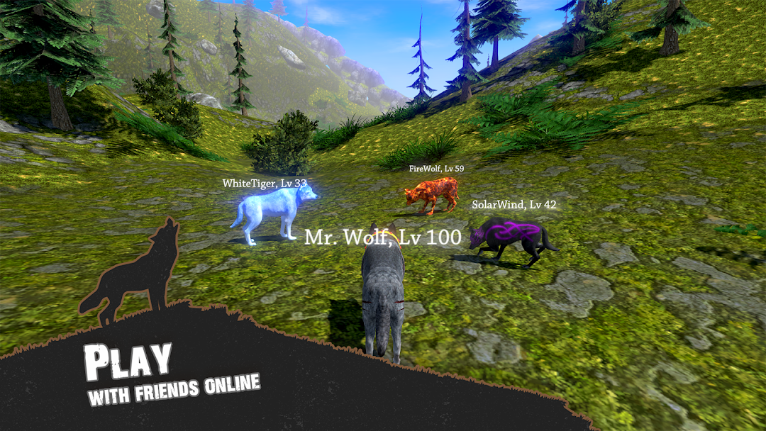 Wolf Simulator - Animal Games mod apk screenshot 3