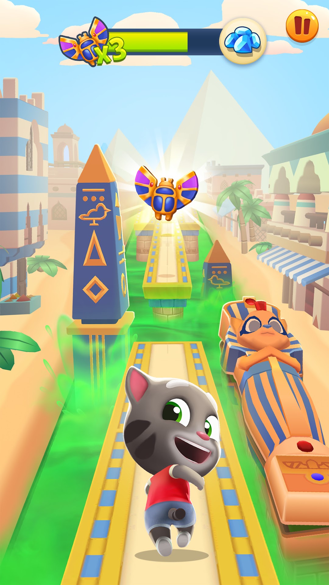Talking Tom Gold Run mod apk screenshot 1