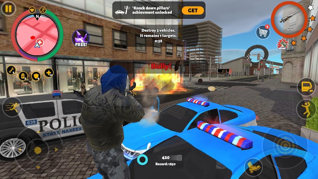 Rope Hero 3 mod apk screenshot 5