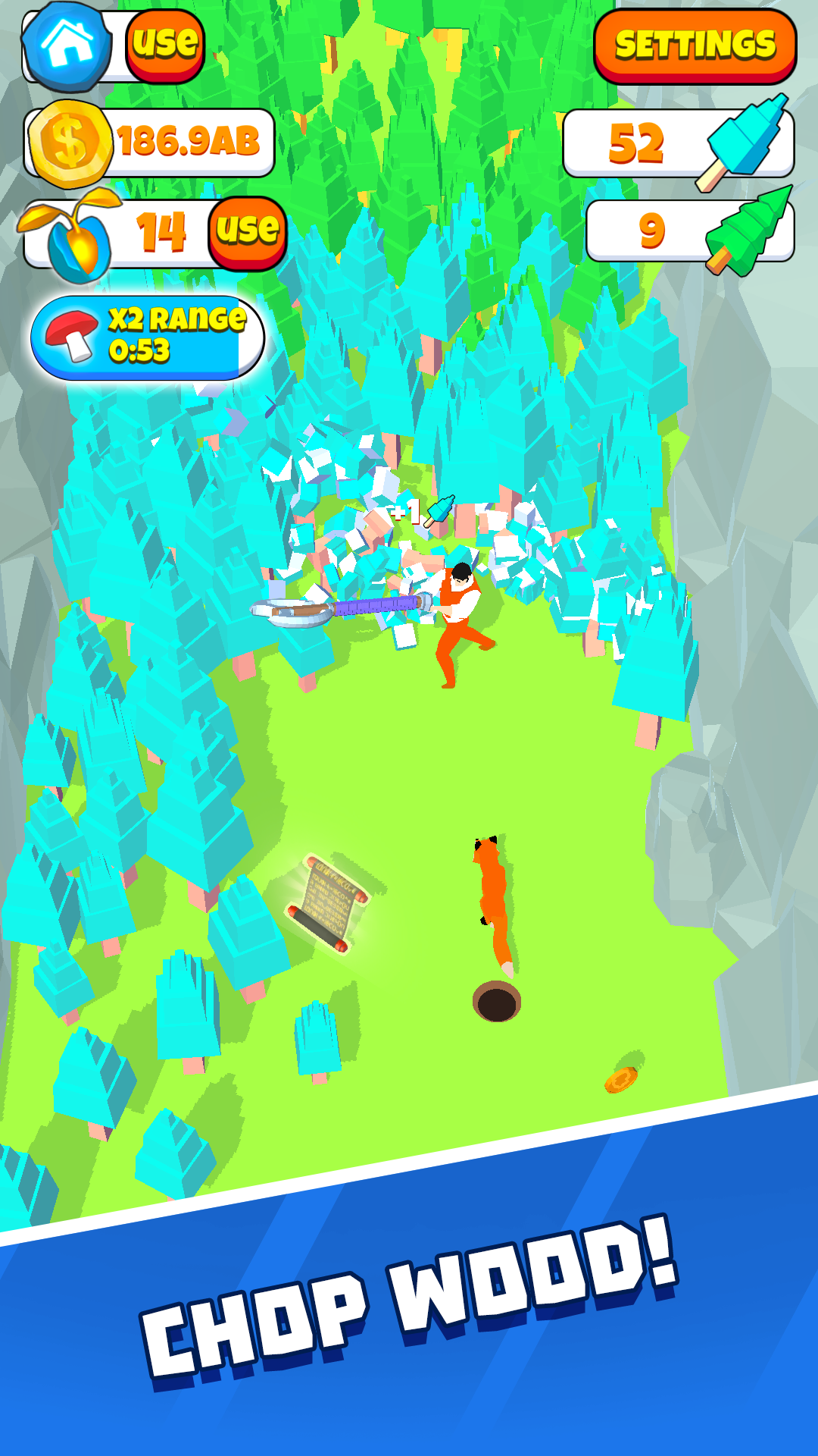 Idle Lumberjack 2 mod apk screenshot 1