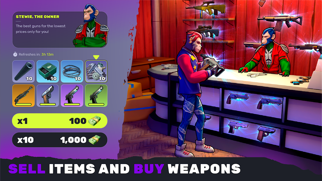 Epic Apes: MMO Survival mod apk screenshot 4