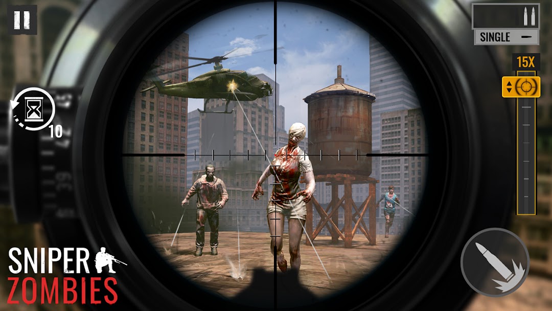 Sniper Zombies: Offline Games mod apk screenshot 1