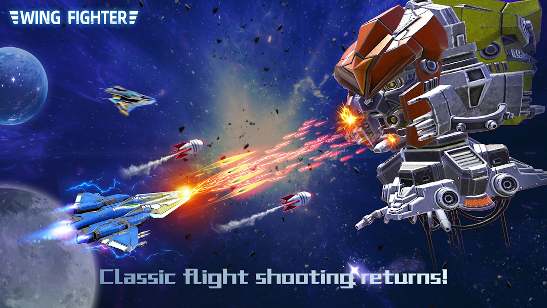 Wing Fighter mod apk screenshot 1