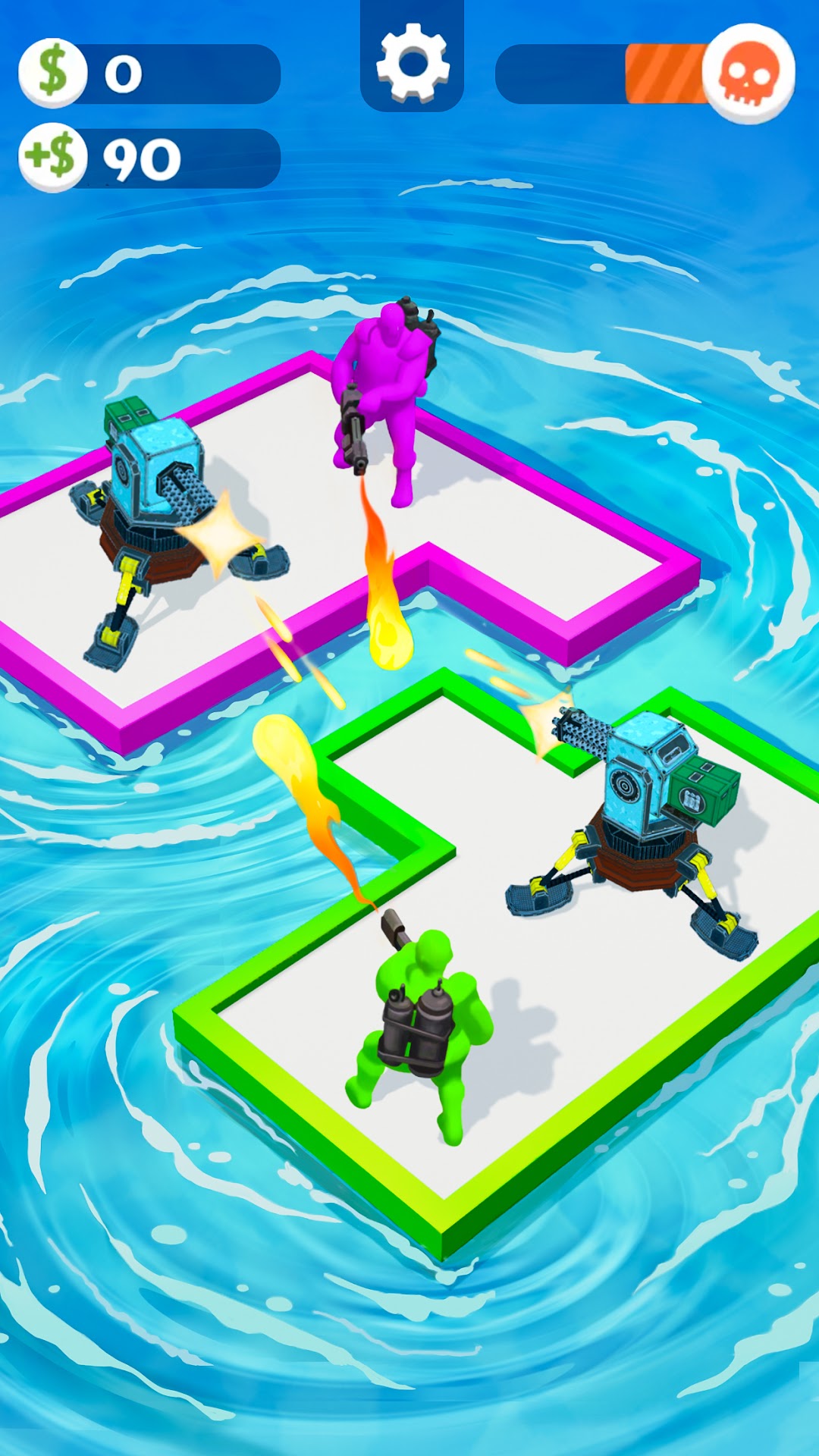 War of Rafts: Crazy Sea Battle mod apk screenshot 4