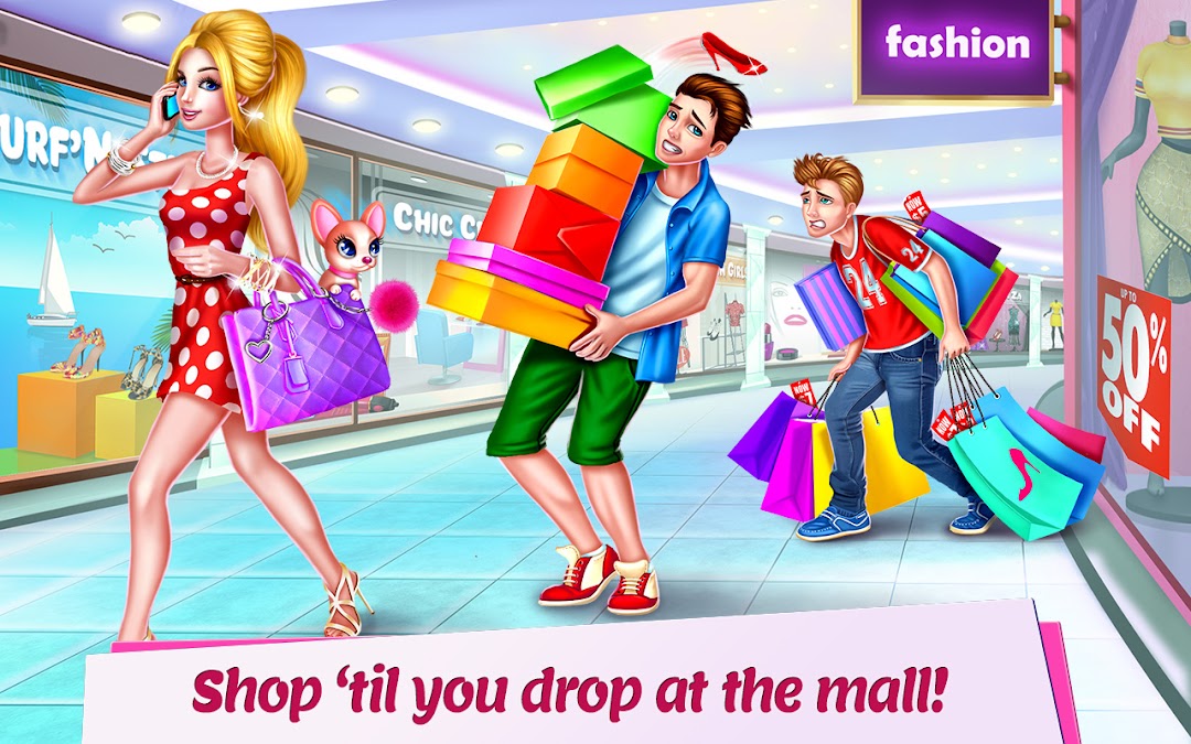 Shopping Mall Girl: Chic Game mod apk screenshot 1