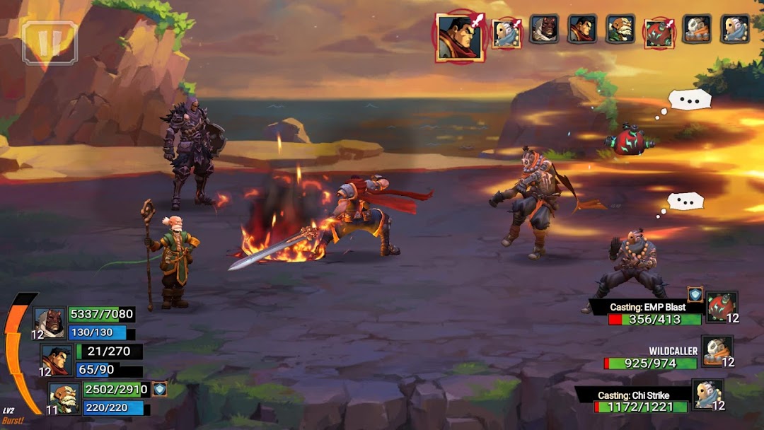 Battle Chasers: Nightwar mod apk screenshot 1