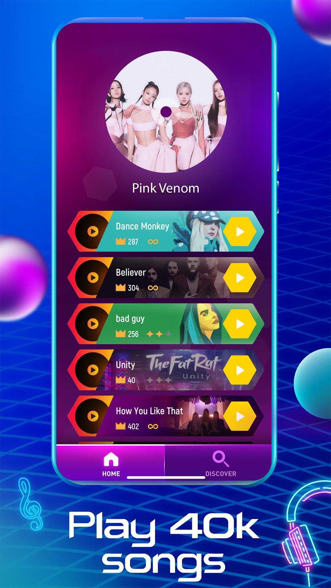 Tiles Hop Music & Ball Game mod apk screenshot 1