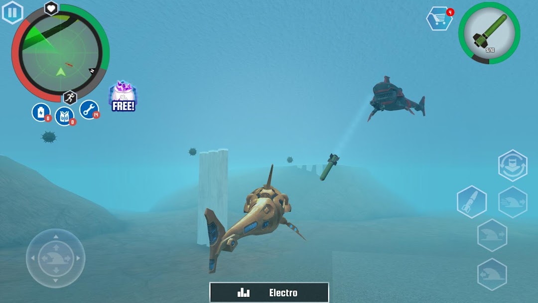 Robot Shark mod apk screenshot 5