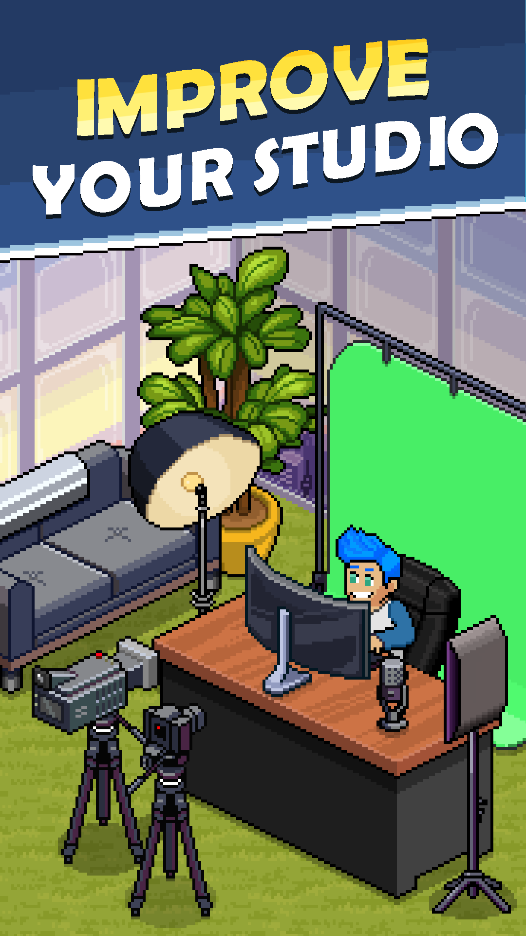 PewDiePie's Tuber Simulator mod apk screenshot 1
