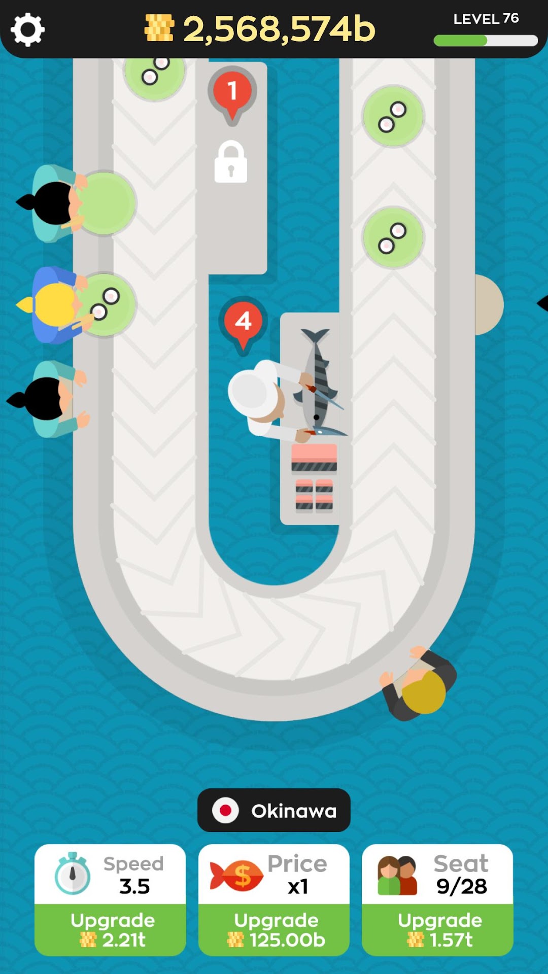 Sushi Bar Idle mod apk screenshot 1