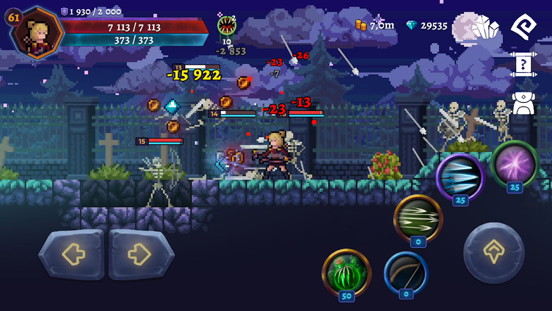 Darkrise - Pixel Action RPG mod apk screenshot 3