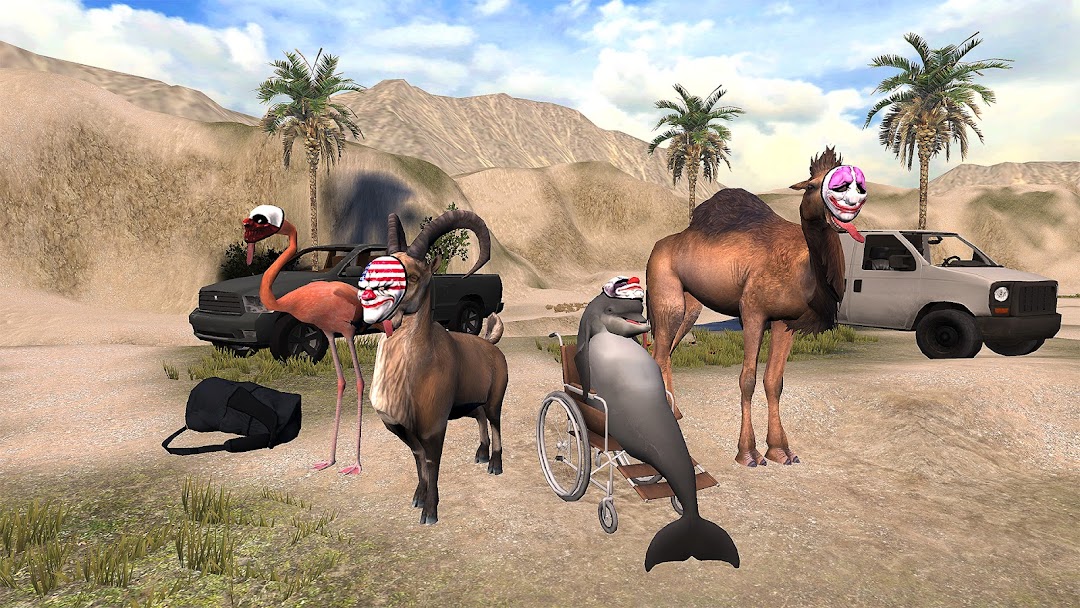 Goat Simulator Payday mod apk screenshot 1