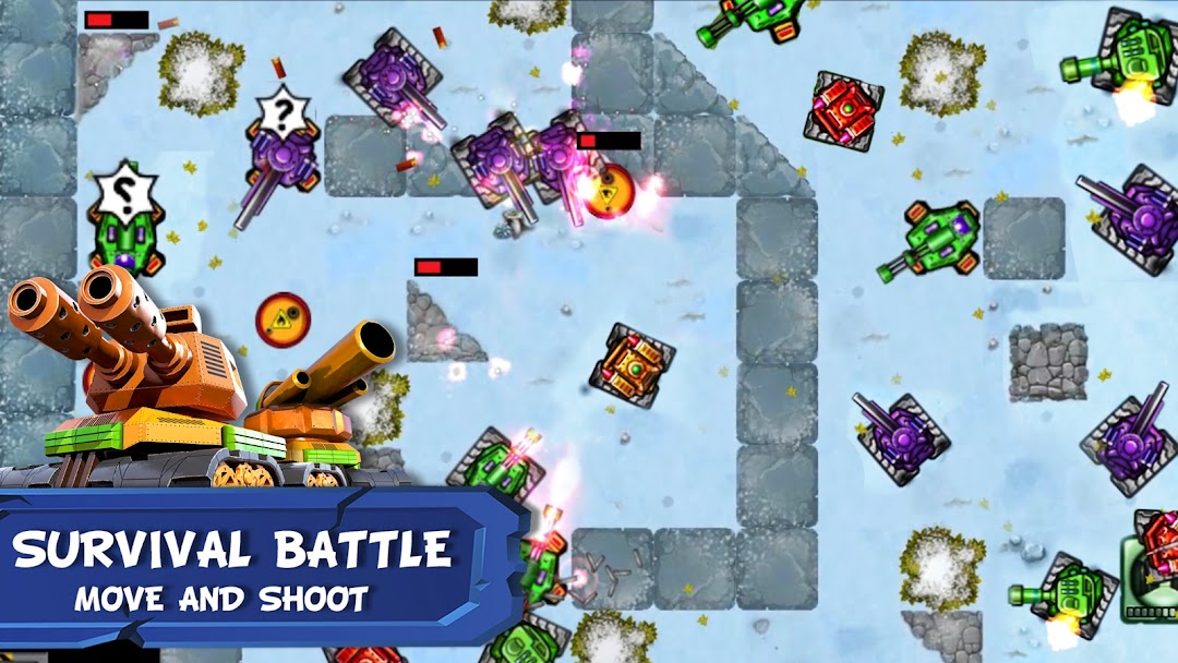 Tank Battles 2D mod apk screenshot 1