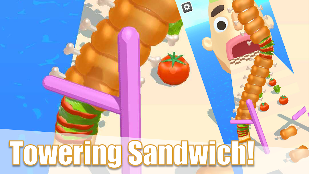 Sandwich Runner mod apk screenshot 1