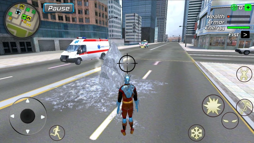 Snow Storm Superhero mod apk screenshot 2