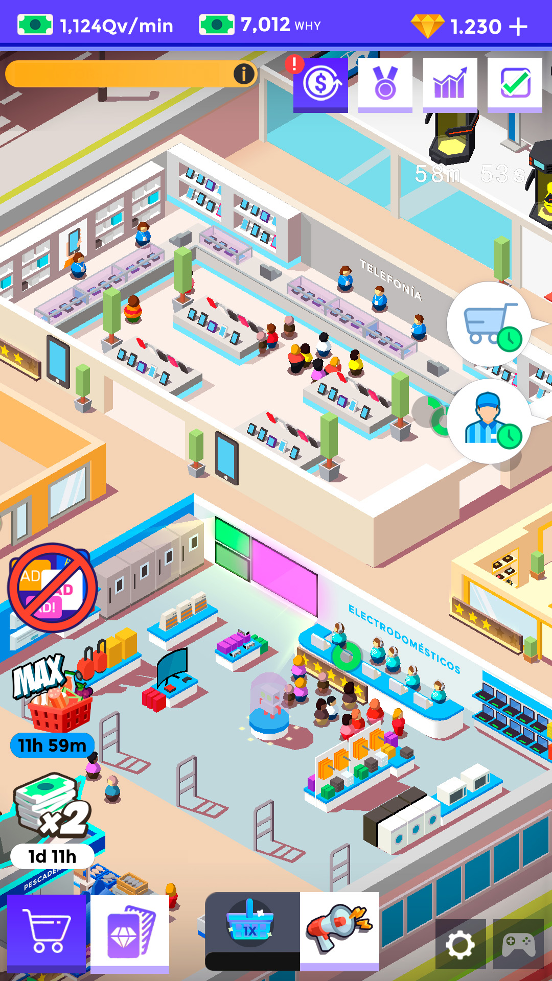 Idle Supermarket Tycoon－Shop mod apk screenshot 5