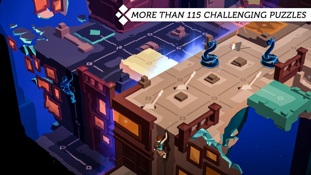 Lara Croft GO mod apk screenshot 1